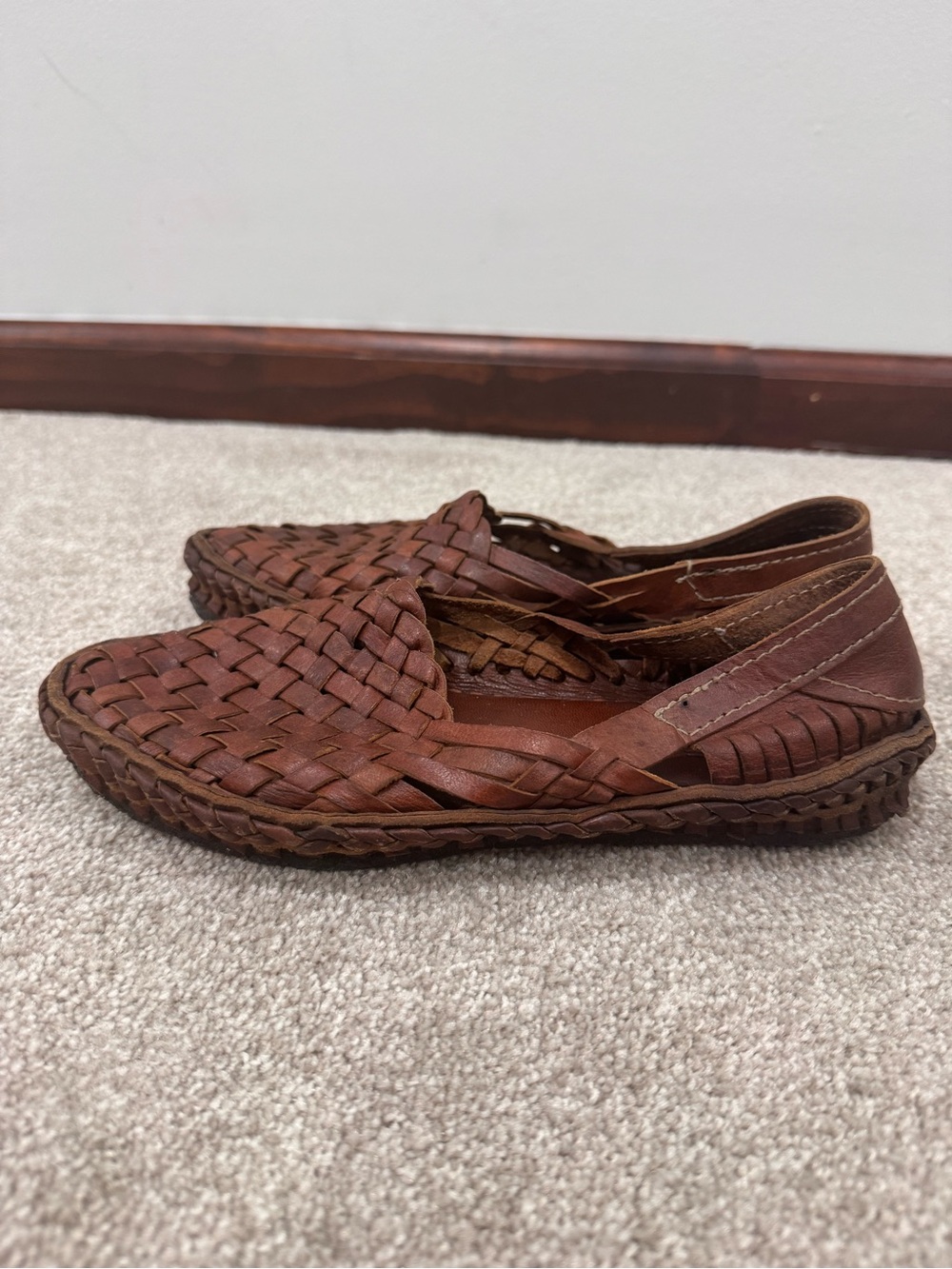 Mohinders W7 Woven Shoe in Oiled Leather - Picture 2 of 7